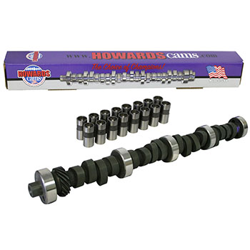 Howards Cams, Mechanical Flat Tappet Camshaft & Lifter Kit, Ford SB 351W, 250/256 @ .050, .560/.571 108 LS