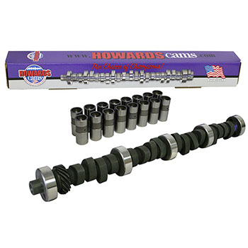 Howards Cams, Mechanical Flat Tappet Camshaft & Lifter Kit, Ford SB 351W, 230/230 @ .050, .512/.512 110 LS