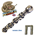 Howards Cams, Rattler Retro-Fit Hydraulic Roller Camshaft & Lifter Kit, Ford SB, 227/235 @ .050, .565/.565, 109 LS