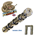 Howards Cams, Rattler Hydraulic Roller Camshaft & Lifter Kit, Ford FE, 227/235 @ .050, .572/.572, 109 LS
