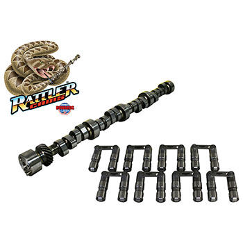 Howards Cams, Rattler Hydraulic Roller Camshaft & Lifter Kit, Chrysler BB B/RB, 243/251 @ .050, .530/.515, 109 LS