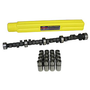 Howards Cams, Mechanical Flat Tappet Camshaft & Lifter Kit, Chrysler BB B/RB, 254/260 @ .050, .550/.555, 108 LS