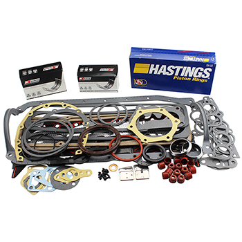 Ring, Bearing & Gasket Kit, Chev SB 350 '86-89, 1-pc Seal