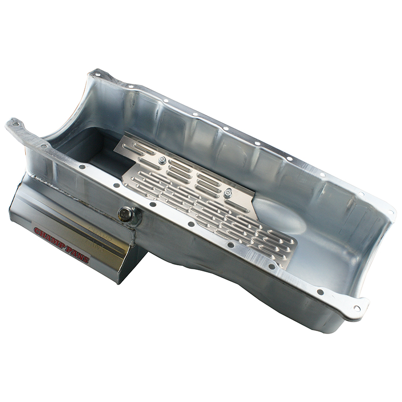 Champ Pans, Low Profile Kicked Out Sump Oil Pan, Chev BB Gen 5/6