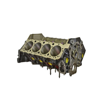 ATK, Block, Bare, New, Machined, 1 Pc Rear Main, 4 Bolt