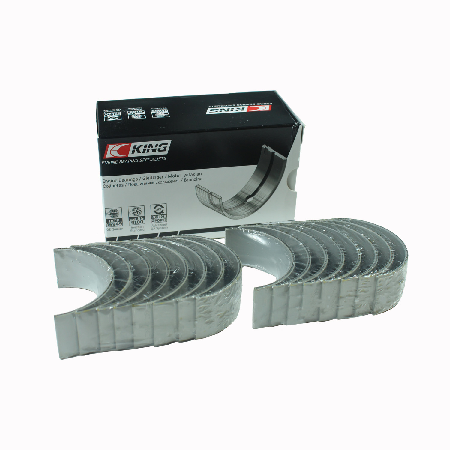 King, CP Series Tri-Metal Rod Bearings, GM 287-455, .020