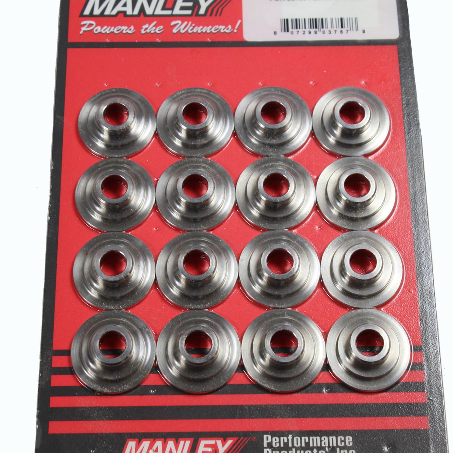 Manley, 10 Titanium Retainers, 1.437/1.550 Spring OD,