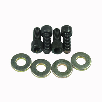 Power Products, Ford Fuel Rail Bolts w/ Washers, Allen Head, Black Oxide, Set of 4