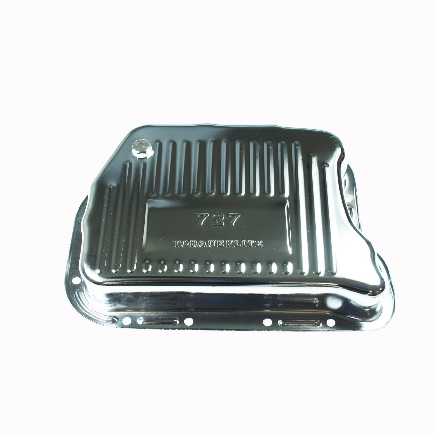 Power Products, Extra Capacity Chrome Transmission Pan, TF727, Extra 2 Quarts