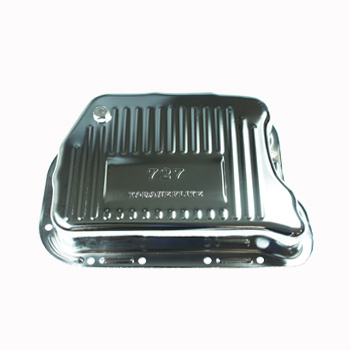Power Products, Extra Capacity Chrome Transmission Pan, TF727, Extra 2 Quarts