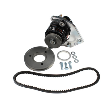 PowerMaster, Pro Series Racing Alternator Kit, Chev BB, Snug Mid-Mount, 55 Amp, CS121 Case
