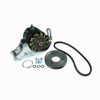 PowerMaster, Pro Series Racing Alternator Kit, Chev BB, Low Mount, 100 Amp, CS121 Case