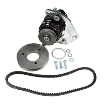 Powermaster, Billet Alum. Bracket, Snug Mount, Chev BB