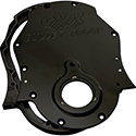 CVR, Billet Alum. 2-Piece Timing Cover, Chev BB, Black