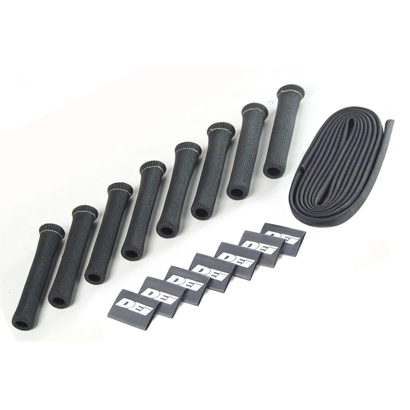 Design Engineering Inc., Protect-A-Boot & Wire Kit, 8-Cylinder Kit, Black