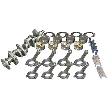 Eagle, Balanced Street & Strip Assembly, Chev 357 (2-pc Seal), 4.040