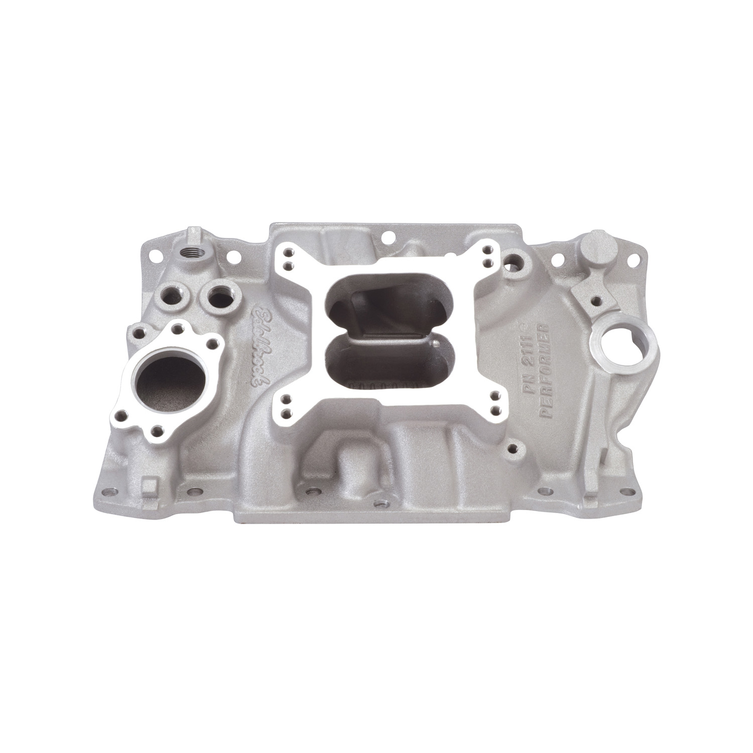 Edelbrock, Intake Manifold,  Chev, Carbureted, Aluminum,