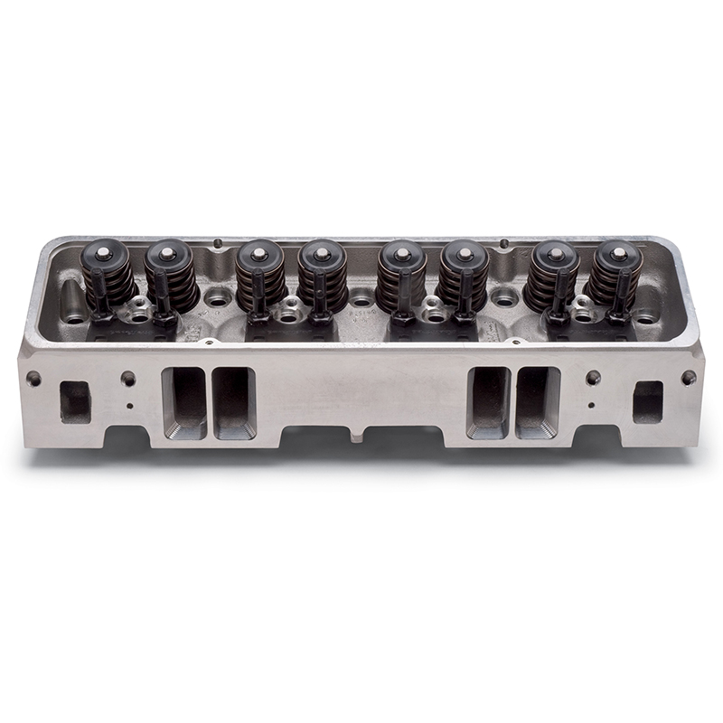 Edelbrock, E-Tech 200 Aluminum Chev SB Head, 200cc/64cc, Assembled, Each