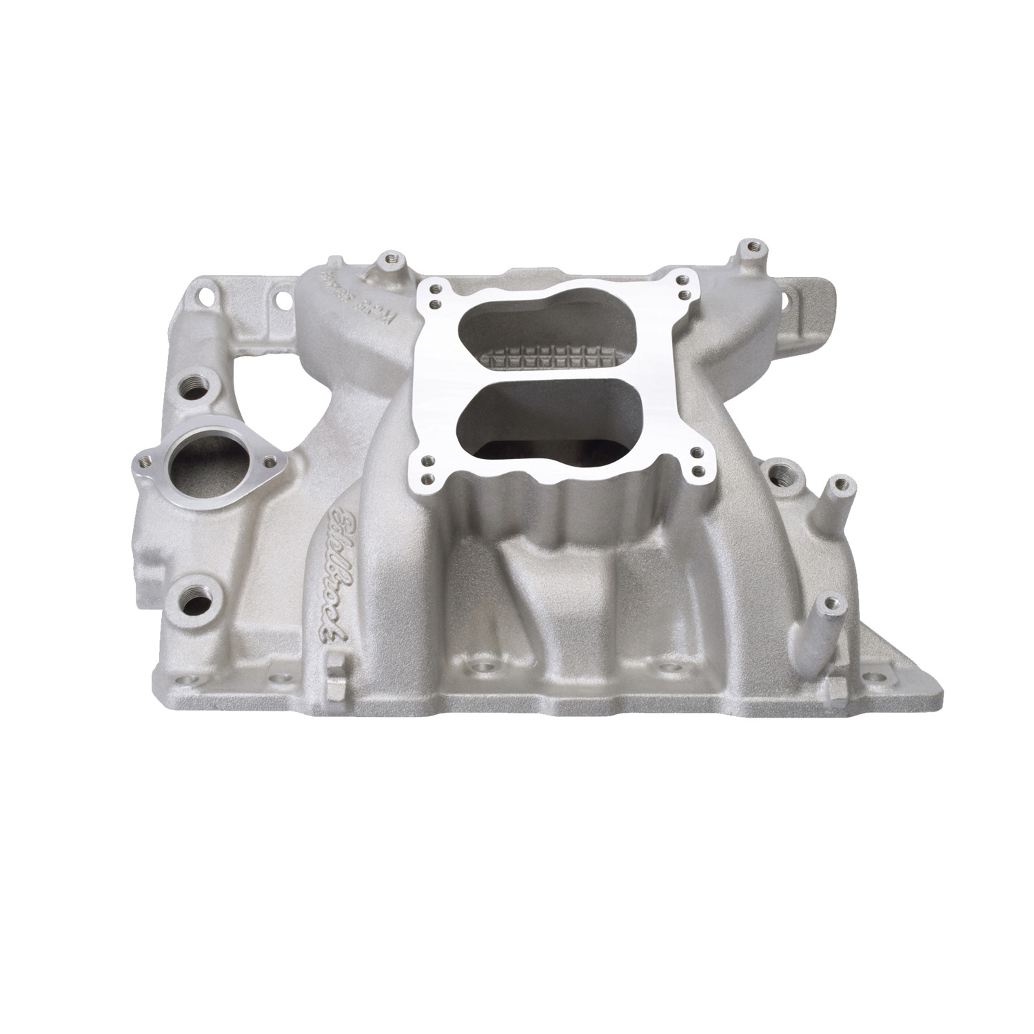 Edelbrock, Intake Manifold, Pontiac V8, Carbureted, Aluminum