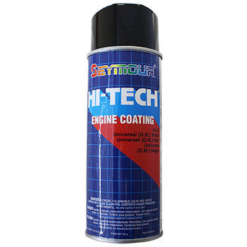 Seymour, Hi-Tech Engine Paint, Black, 12 FL OZ