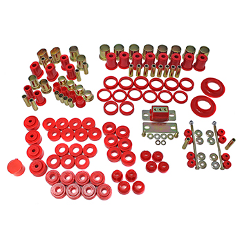 Energy Suspension, Hyper-Flex System Complete Bushing Set, Chevelle (no convertible) 68-72, Red