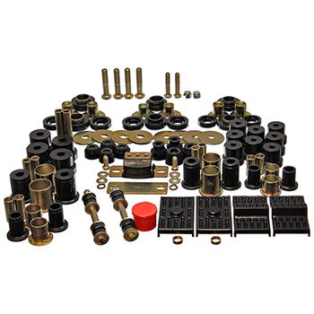 Energy Suspension, Hyper-Flex� System Complete Bushing Set, Camaro '75-'79/Firebird '74-'75, Black