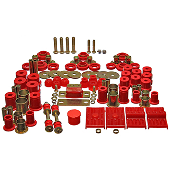 Energy Suspension, Hyper-Flex� System Complete Bushing Set, Camaro '75-'79/Firebird '74-'75, Red