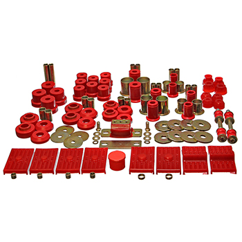 Energy Suspension, Hyper-Flex System Complete Bushing Set, Firebird 76-79, Red