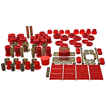 Energy Suspension, Hyper-Flex System Complete Bushing Set, Camaro/Firebird '67-'69/Nova '68-'74, Red