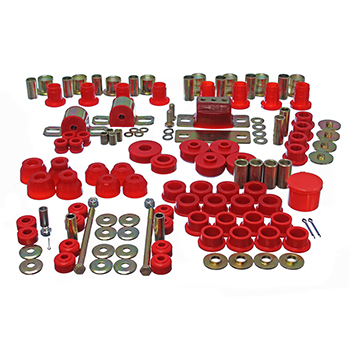 Energy Suspension, Hyper-Flex� System Complete Bushing Set, Corvette '63-'82, Red