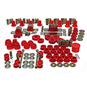 Energy Suspension, Hyper-Flex� System Complete Bushing Set, Corvette '63-'82, Red