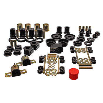 Energy Suspension, Hyper-Flex System Complete Bushing Set, Camaro/Firebird V8 '93-'02, Black