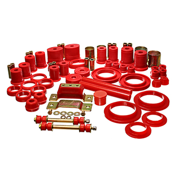 Energy Suspension, Hyper-Flex� System Complete Bushing Set, Mustang V8 94-95, Red