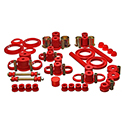 Energy Suspension, Hyper-Flex� System Complete Bushing Set, Ford Mustang '94-'98, Red
