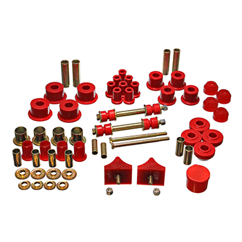 Energy Suspension, Hyper-Flex� System Complete Bushing Set, Chrysler A Body '66-'76, Red