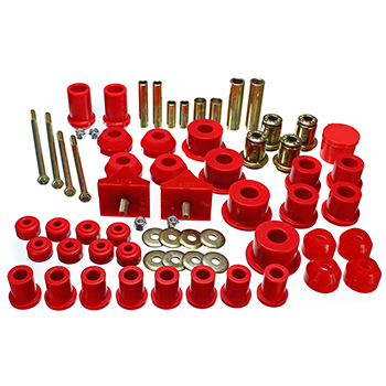 Energy Suspension, Hyper-Flex� System Complete Bushing Set, Chrysler E Body '70-'74/B Body '65-'72, Red