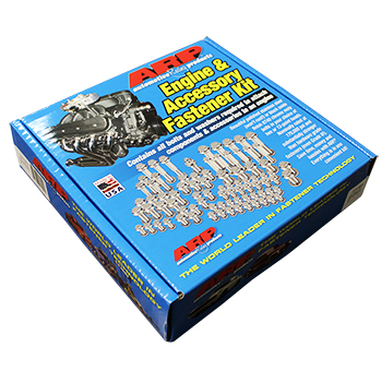 ARP, Engine & Accessory Fastener Kit, Chev SB, Hex Head, Black Oxide