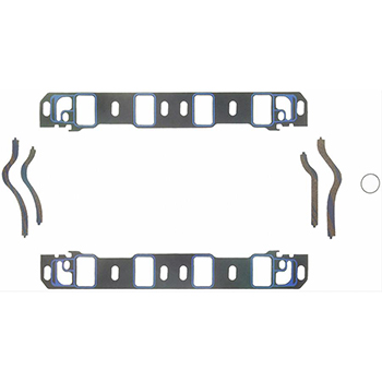 Fel-Pro Printoseal Intake Gasket, Ford Small Block 289-351 Windsor Large Port, 1.28