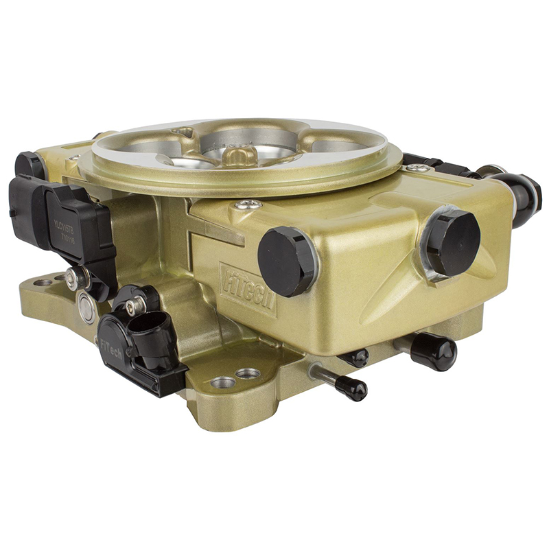 FiTech, Go EFI Classic Self-Tuning Fuel Injection System, Up to 650HP, Gold Finish