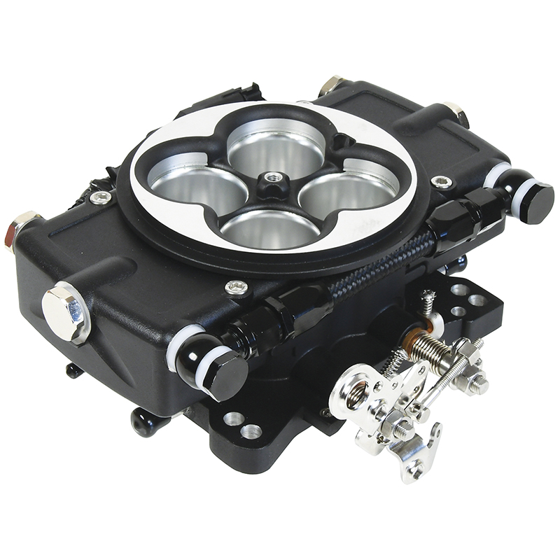 FiTech, Go EFI Classic Self-Tuning Fuel Injection System, Up to 550HP, Matte Black Finish
