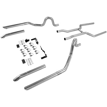 Flowmaster, American Thunder Exhaust System, GM A-Body '64-'72 V8, 2-1/2