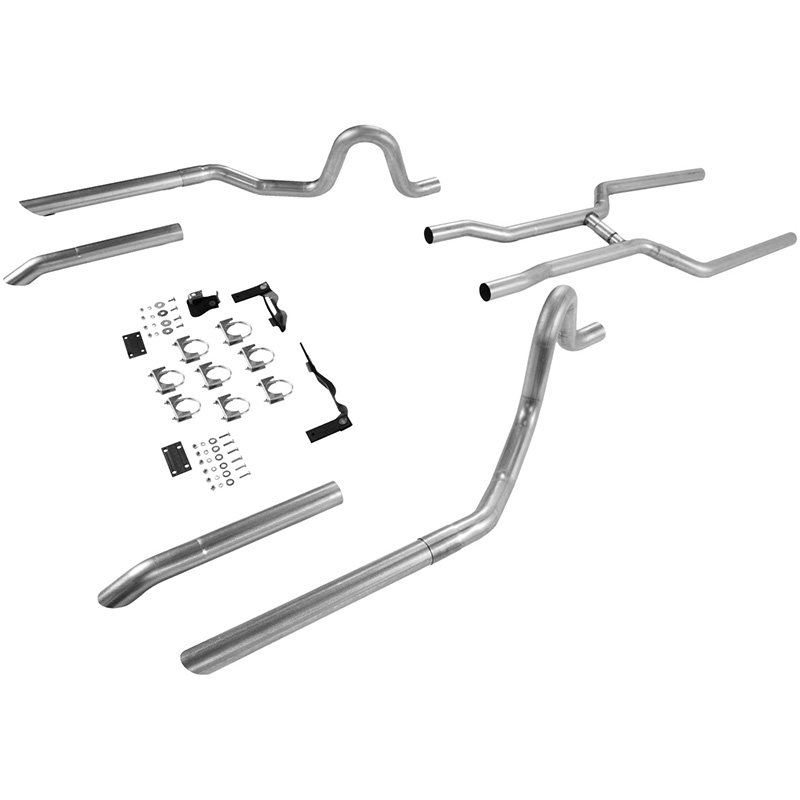 Flowmaster, American Thunder Exhaust System, GM A-Body 64-72 V8, 2-1/2
