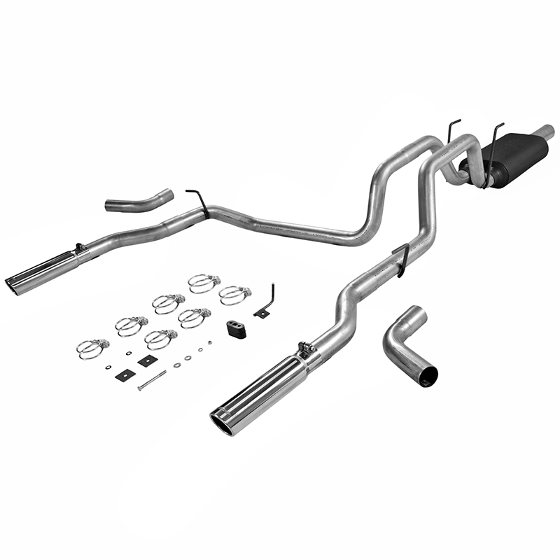 Flowmaster American Thunder Exhaust System, 06-08 Dodge Ram 1500 4.7L Non-Hemi