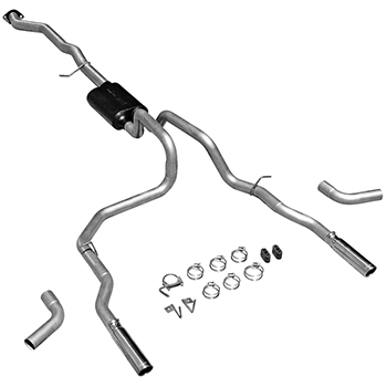 Dual Cat-Back Exhaust Kit For 07-13 Chevy Silverado / GMC Sierra 1500 – 4.8L/5.3L