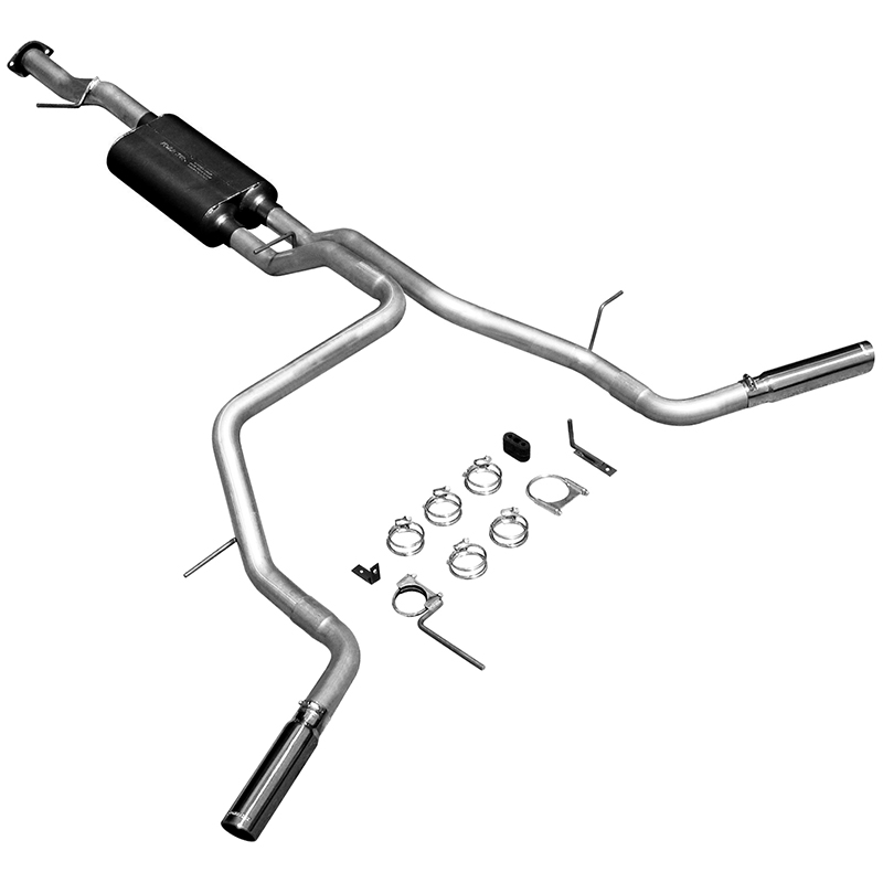 Flowmaster American Thunder Exhaust System, 07-08 Chevrolet Tahoe/GMC Yukon 4.8/5.3L V8