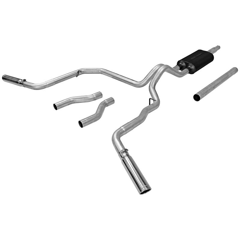 Flowmaster American Thunder Exhaust System, 87-96 Ford F150 V8, V6