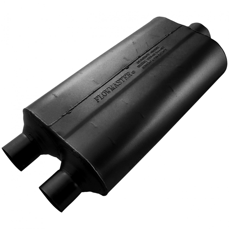Flowmaster Super 50 Series Delta Flow Muffler, Aluminized Steel, 2.25