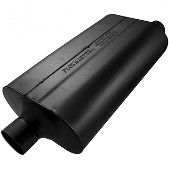 Flowmaster Super 50 Series Delta Flow Muffler, Aluminized Steel, 2.50