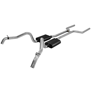 Flowmaster American Thunder Stainless Exhaust System, '67-'68 Camaro/Firebird V8