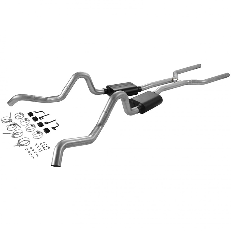 Flowmaster American Thunder Stainless Exhaust System, 64-67 GM A-Body V8